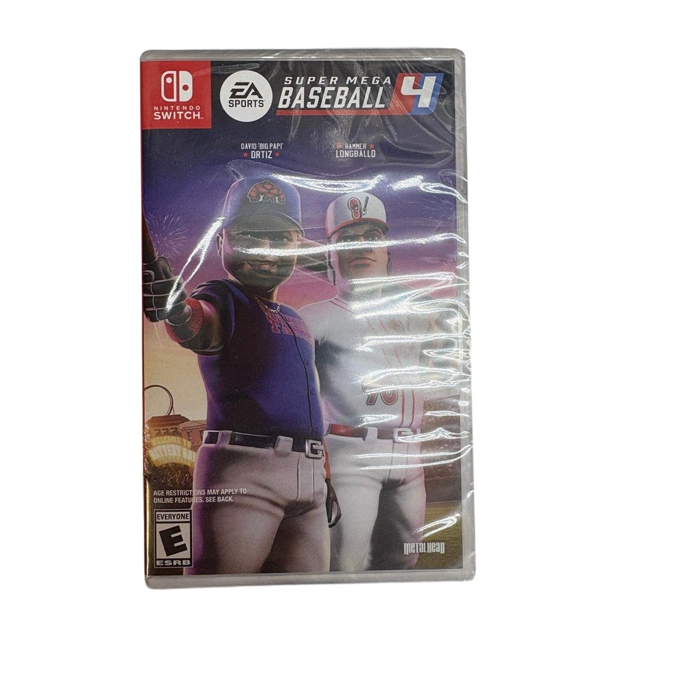 Super Mega Baseball 4‎ Nintendo Switch EA Sports Video Game NEW